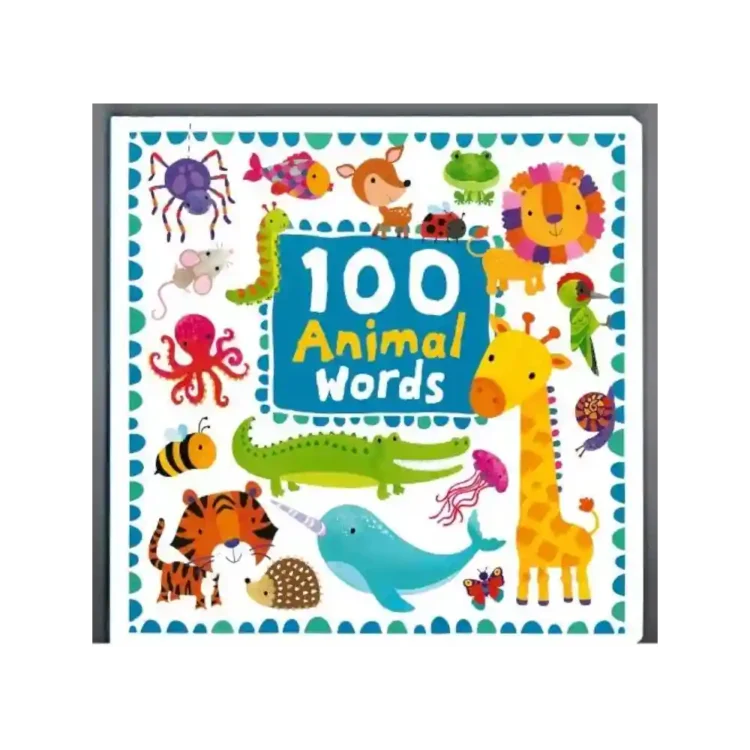 100 Animal Words Padded Board Book by Hayley Dearlove ISBN 9781849993913 Sandcastle Books Sri Lanka