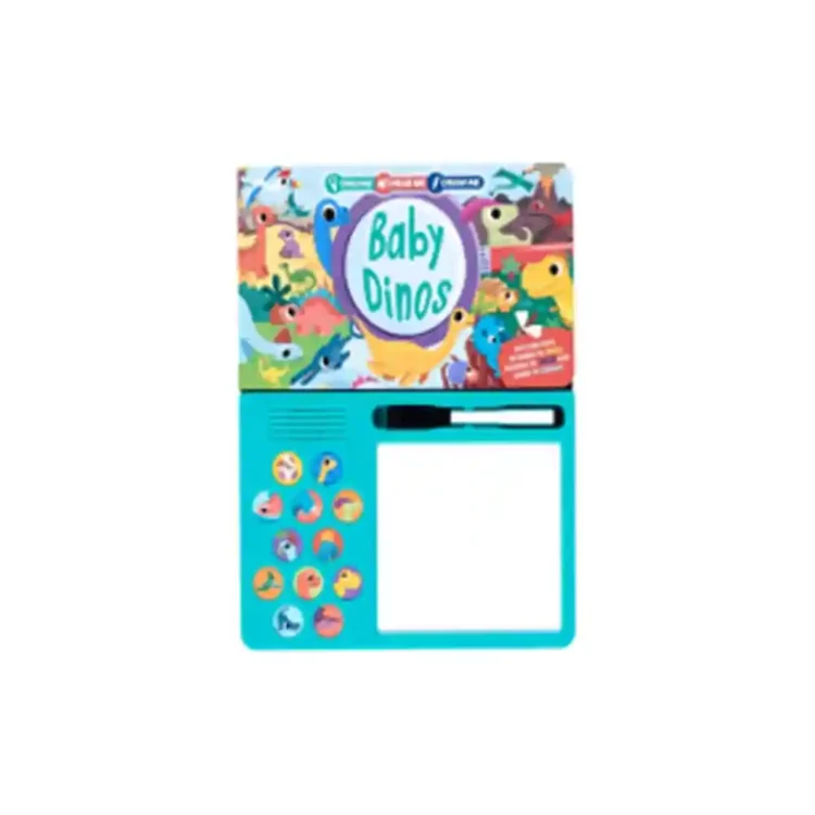 Baby Dinos Find Me Hear Me Draw Me Interactive Sound Book ISBN 9781997611134 Three Wishes Sri Lanka