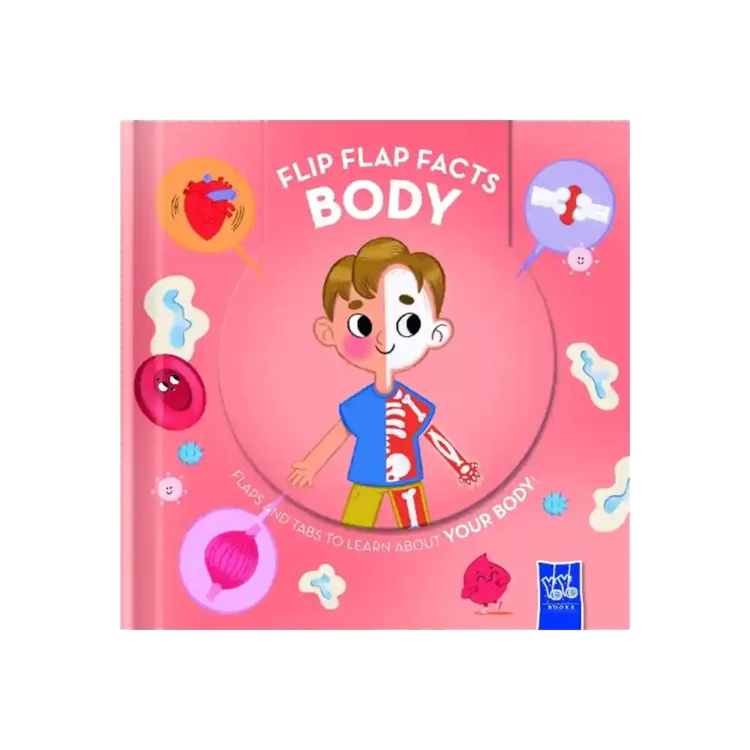Flip Flap Facts Your Body Board Book ISBN 9789464767094 Yoyo Books Sri Lanka