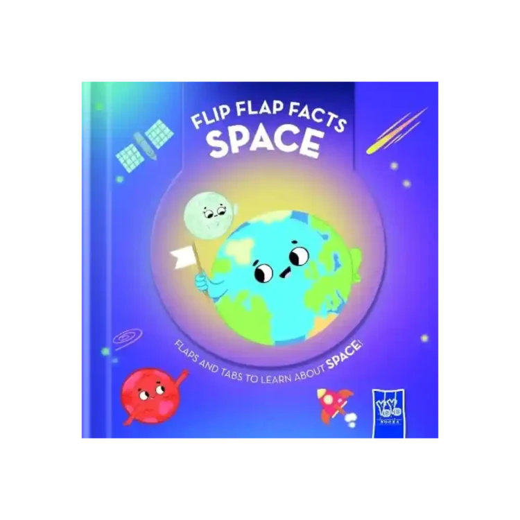 Flip Flap Facts Space Board Book ISBN 9789464767100 Yoyo Books Sri Lanka