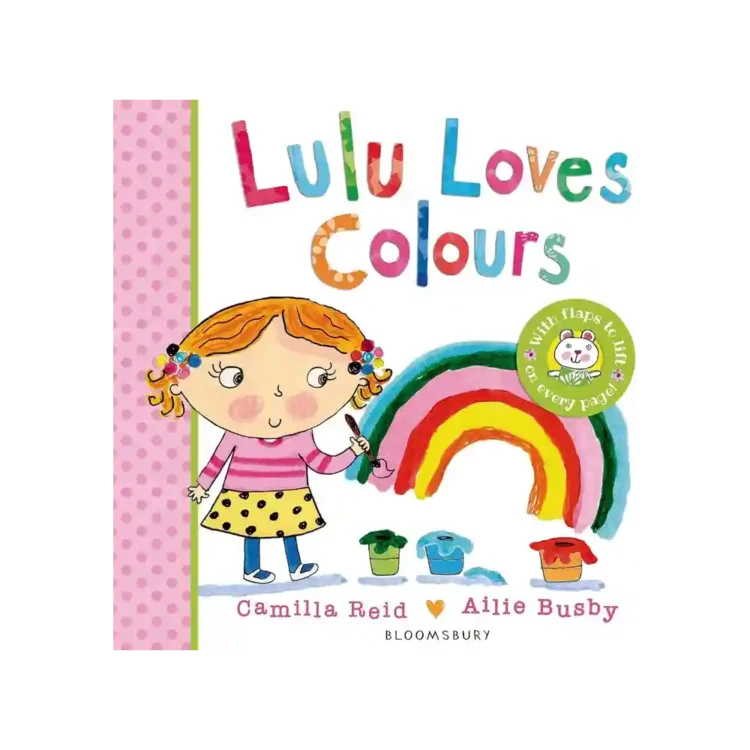 Lulu Loves Colours Lift-the-Flap Board Book by Camilla Reid ISBN 9781408849644 Bloomsbury Sri Lanka