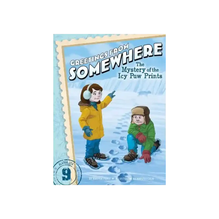 The Mystery of the Icy Paw Prints Greetings from Somewhere Trade Paperback by Harper Paris ISBN 9781481423731 Simon & Schuster Sri Lanka