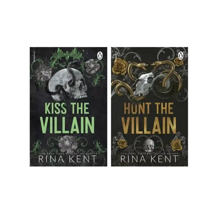 Kiss the Villain and Hunt the Villain by Rina Kent The Villains 2 Book Bundle Sri Lanka