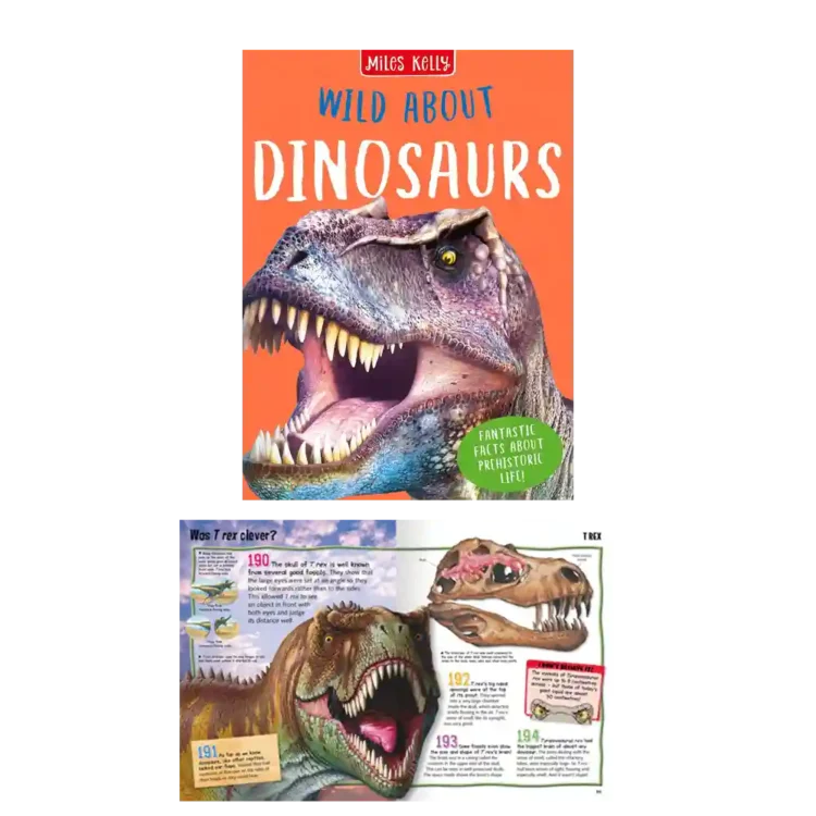 Wild About Dinosaurs hardback book by Rupert Matthews ISBN 9781789891669 – buy book online in Sri Lanka