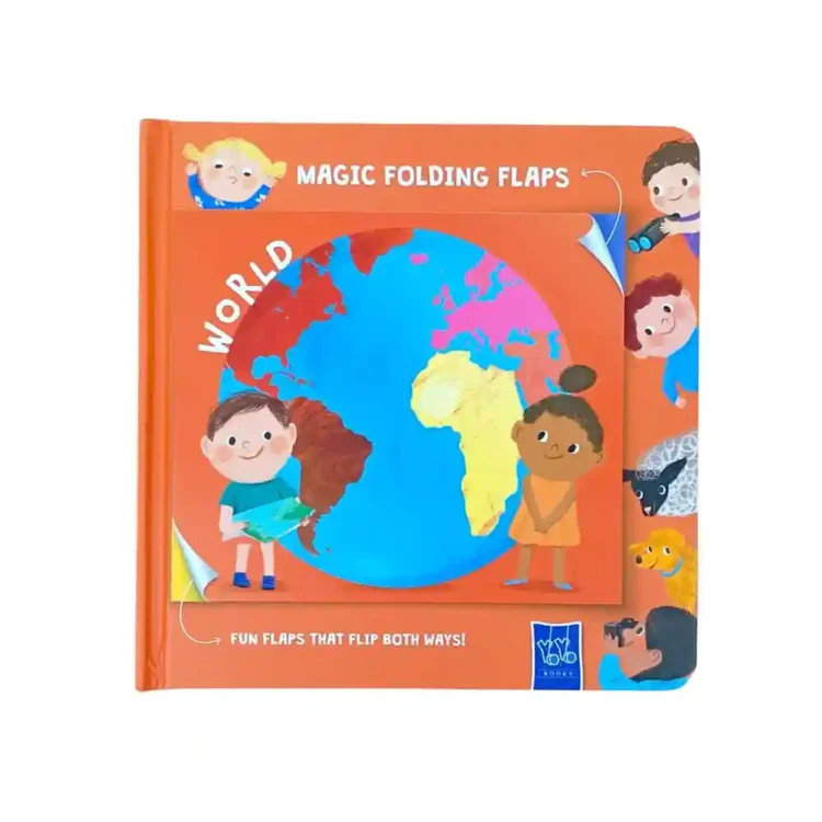 Magic Folding Flaps The World Board Book ISBN 9789464767155 YoYo Books Sri Lanka