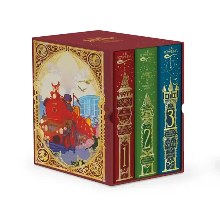 Harry Potter 1-3 Box Set MinaLima Edition hardback collection